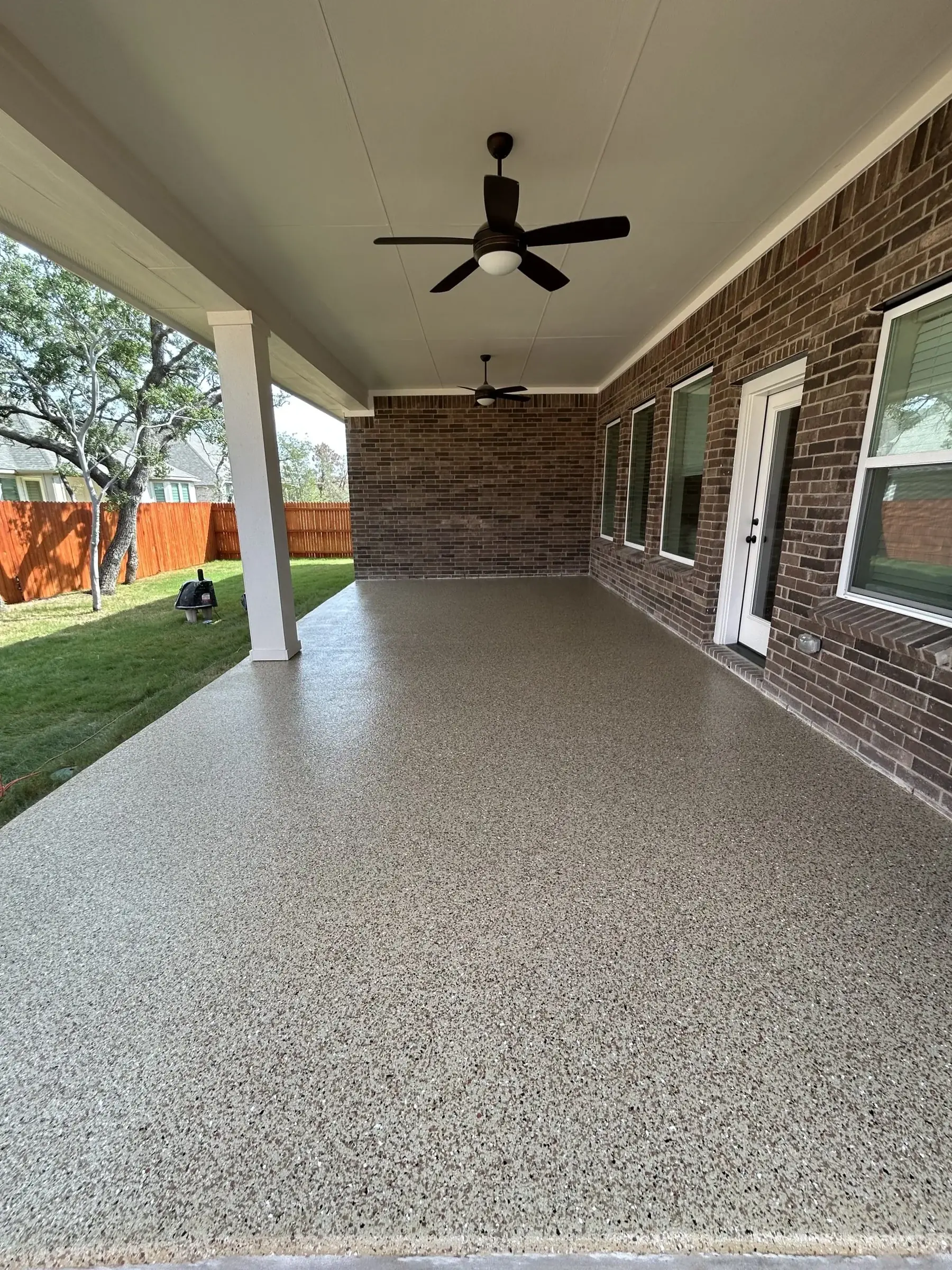 Epoxy flooring installed by Blupoxy Coatings in Garden Ridge, TX
