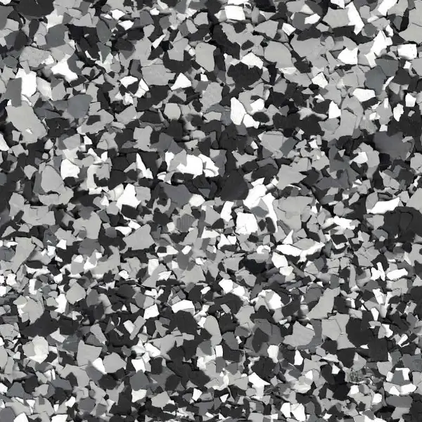 The image showcases a grayscale camo pattern with random, abstract shapes interspersed in various shades of gray and black.